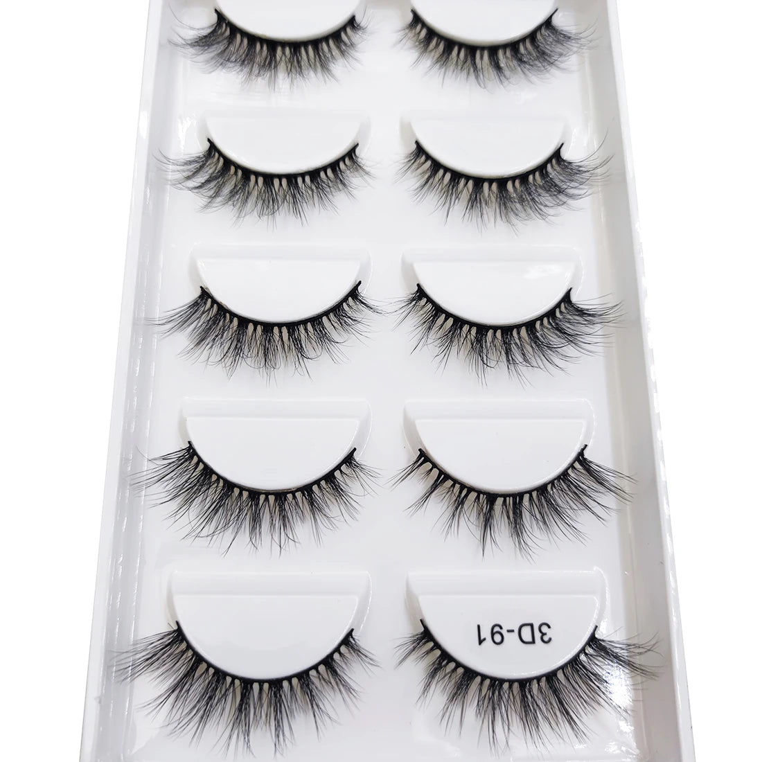 New 5 Pairs Natural 3D False Eyelashes Makeup Mink Eyelash Fake Eye Lashes Faux Cils Make Up Beauty Maquillaje Tools H13 Cat