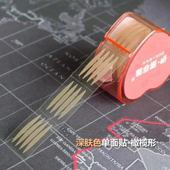 400Pcs/box Big Eyelid Tape Sticker Double Fold Self Adhesive Eyelid Tape Stickers S/L Makeup Clear invisible fallen eyelids