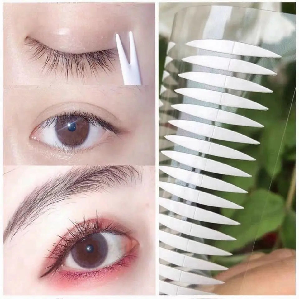 Fox eye tapes Make Up Double Eyelid Tape strips glue make up eyeliner sticker fallen Lace Eye Lift Strips double-sided lifting