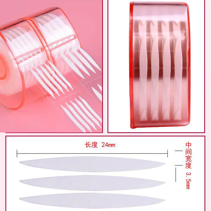 400Pcs/box Big Eyelid Tape Sticker Double Fold Self Adhesive Eyelid Tape Stickers S/L Makeup Clear invisible fallen eyelids
