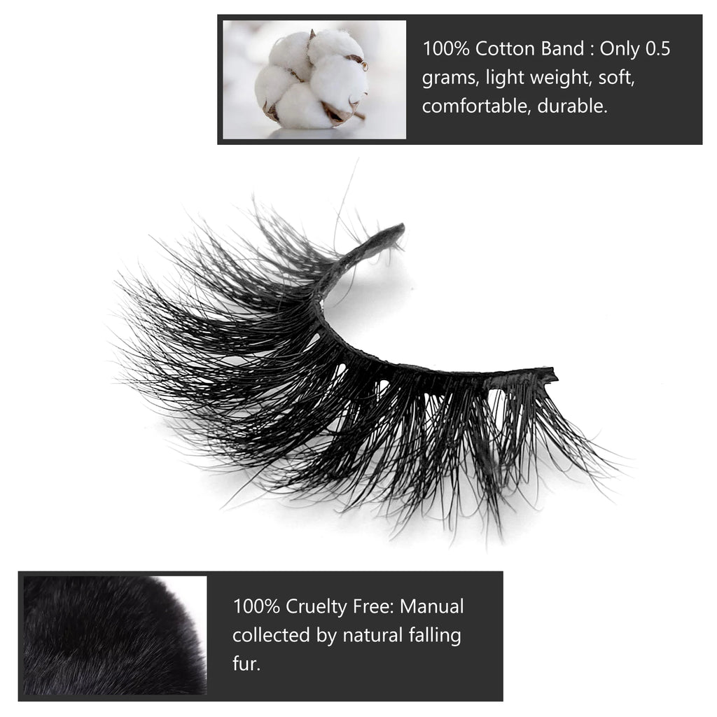 Wholesale Eyelashes 20/40/50/100pcs 5D Mink Lashes Natural Mink Eyelashes Wholesale False Eyelash Makeup Thick Fake Lash In Bulk