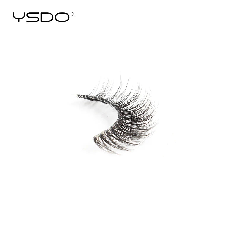YSDO Natural Mink Eyelashes 3/6/10 Pairs Wispy Faux 3D Mink Lashes Short Fluffy Half False Eyelash Makeup Tools Cat Eye Lashes