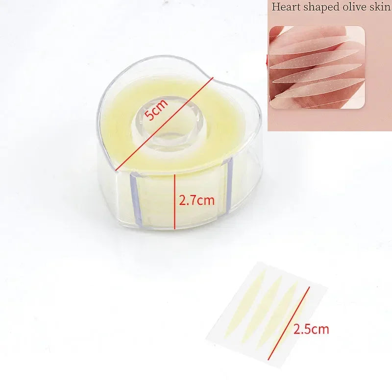 600 pcs Double Fold Shadow Patch Beauty Tool Sticker Invisible Lace Eyelash Extension Eyelid Tape Self-adhesive Under Eye Lashes