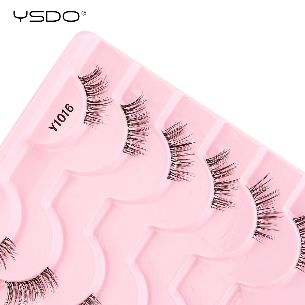 YSDO 3/10 Pairs Fox Eyelashes 3D Mink Natural Soft False Lashes Fluffy Soft eyelashes cat eye Extension Makeup Half Eyelashes