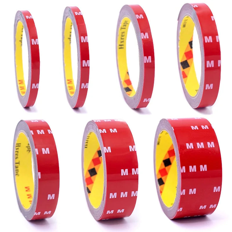3Meters Extra Strong Double Sided Tape Adhesive 0.8mm Thick For Car Industry Special High Viscosity Mounting Fixing Sticky Tape