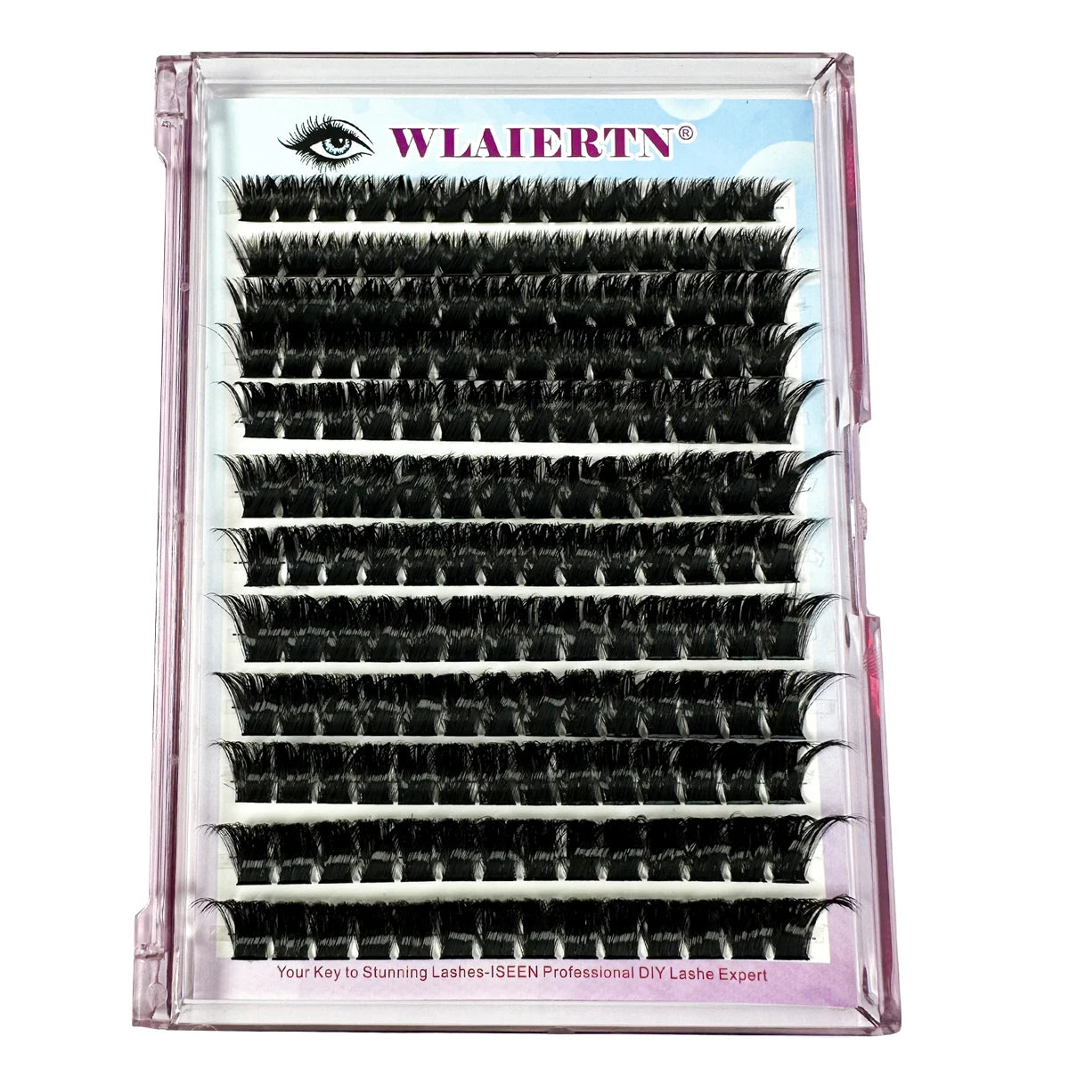 12Rows DIY 3D Fluffy Lash Clusters 160D/90D Thick Eyelash Clusters Wispy Individual Lashes 10-18mm Cluster Eyelash Extension