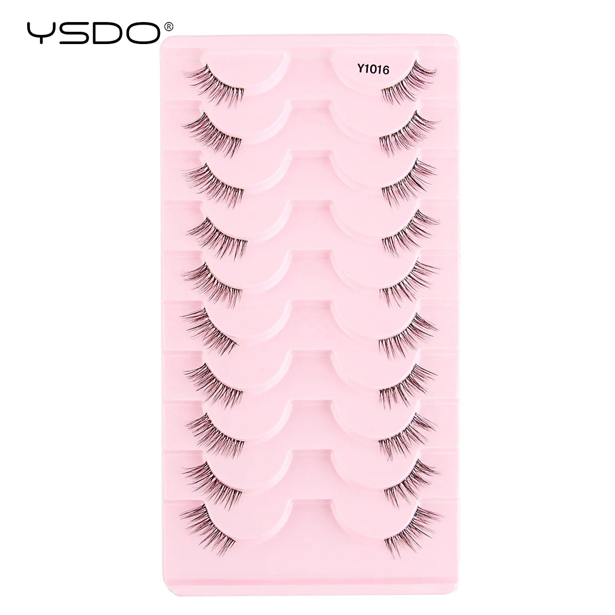 YSDO 3/10 Pairs Fox Eyelashes 3D Mink Natural Soft False Lashes Fluffy Soft eyelashes cat eye Extension Makeup Half Eyelashes
