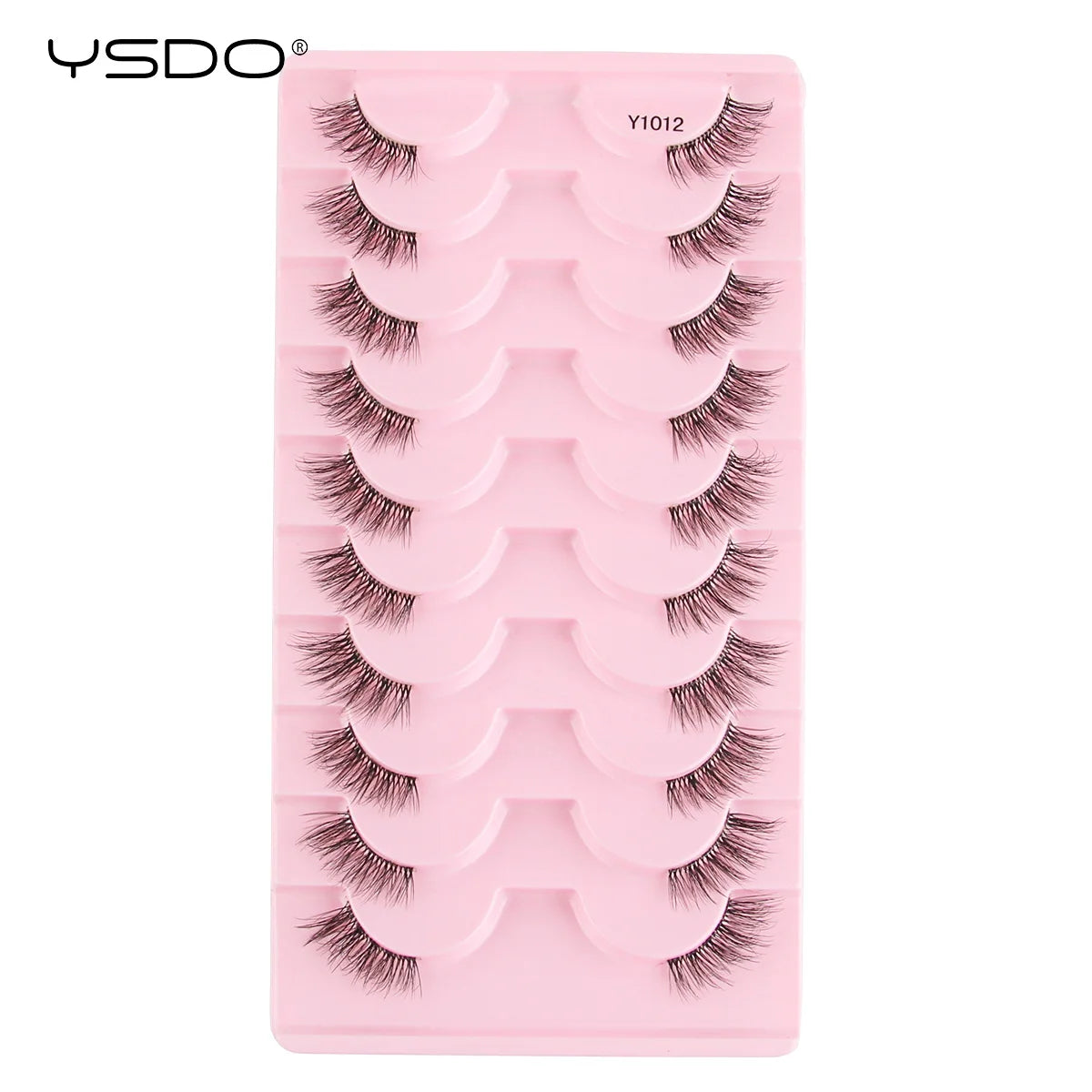 YSDO 3/10 Pairs Fox Eyelashes 3D Mink Natural Soft False Lashes Fluffy Soft eyelashes cat eye Extension Makeup Half Eyelashes