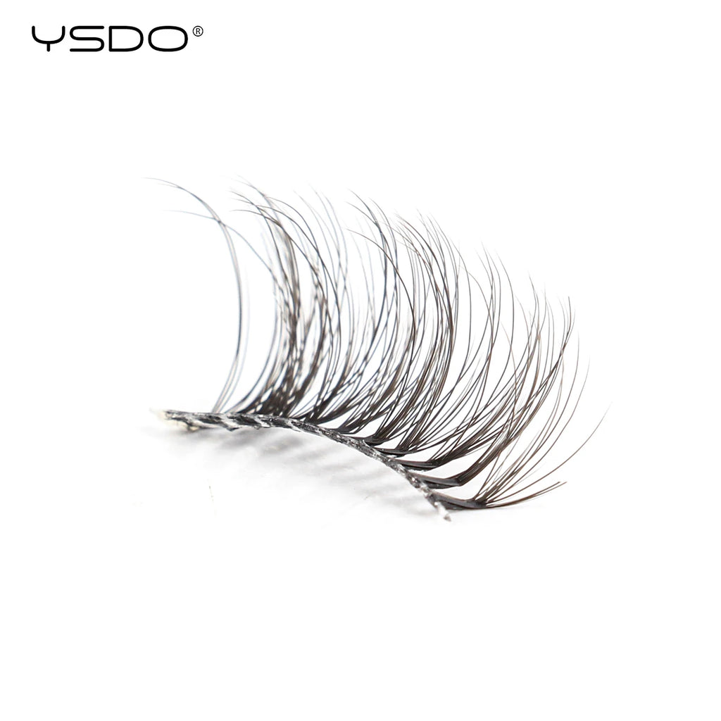 YSDO 3/10 Pairs Fox Eyelashes 3D Mink Natural Soft False Lashes Fluffy Soft eyelashes cat eye Extension Makeup Half Eyelashes