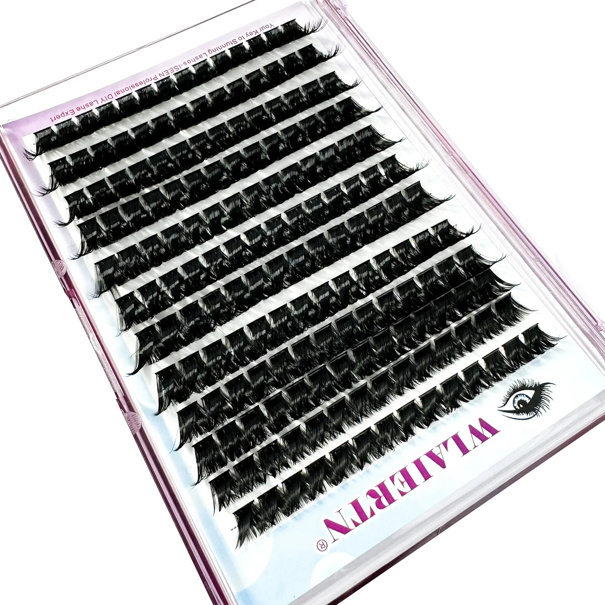 12Rows DIY 3D Fluffy Lash Clusters 160D/90D Thick Eyelash Clusters Wispy Individual Lashes 10-18mm Cluster Eyelash Extension