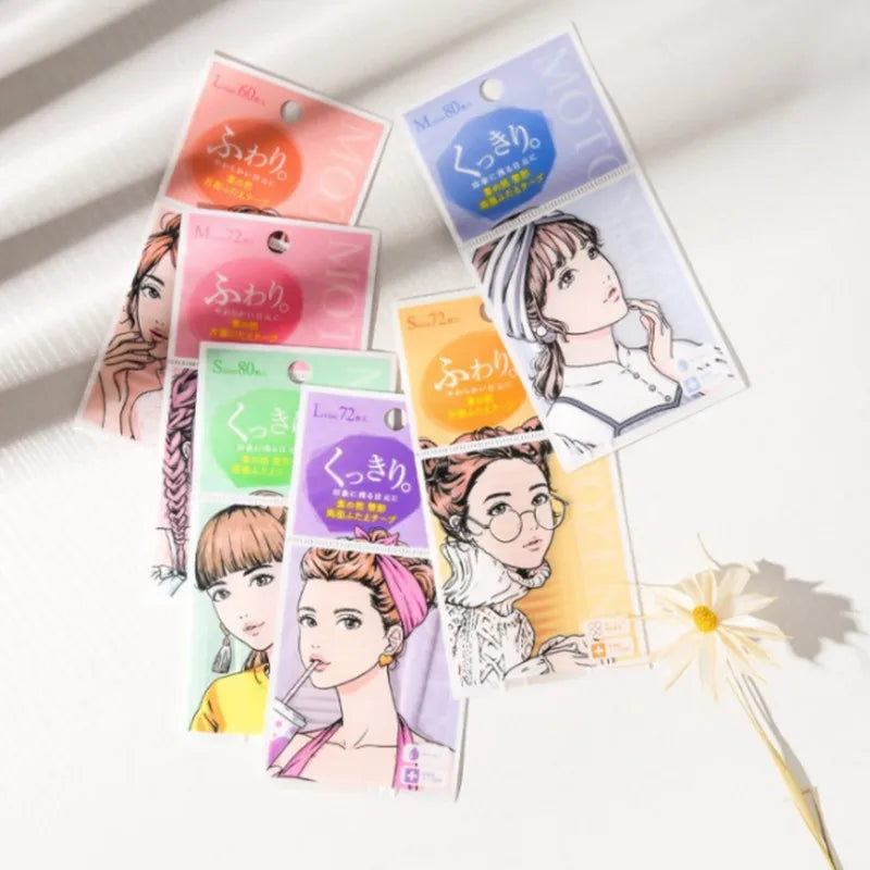 MOTONOZEN Double Eyelid Tape Sticker Invisible Fold Eyelid Paste Clear Beige Stripe Self-adhesive Natural Eye Makeup Tool