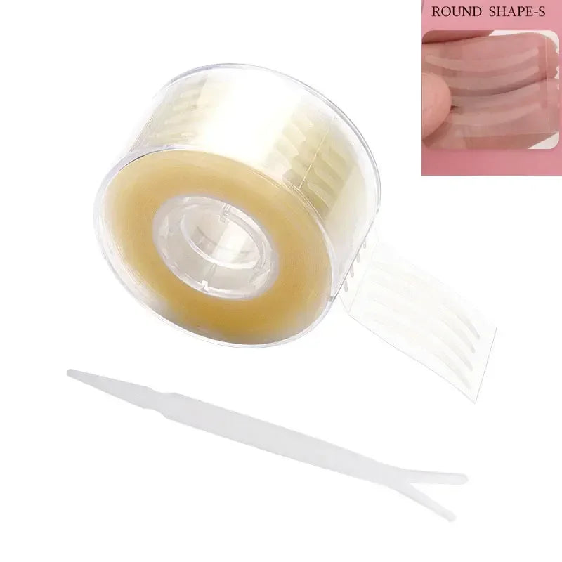 600 pcs Double Fold Shadow Patch Beauty Tool Sticker Invisible Lace Eyelash Extension Eyelid Tape Self-adhesive Under Eye Lashes