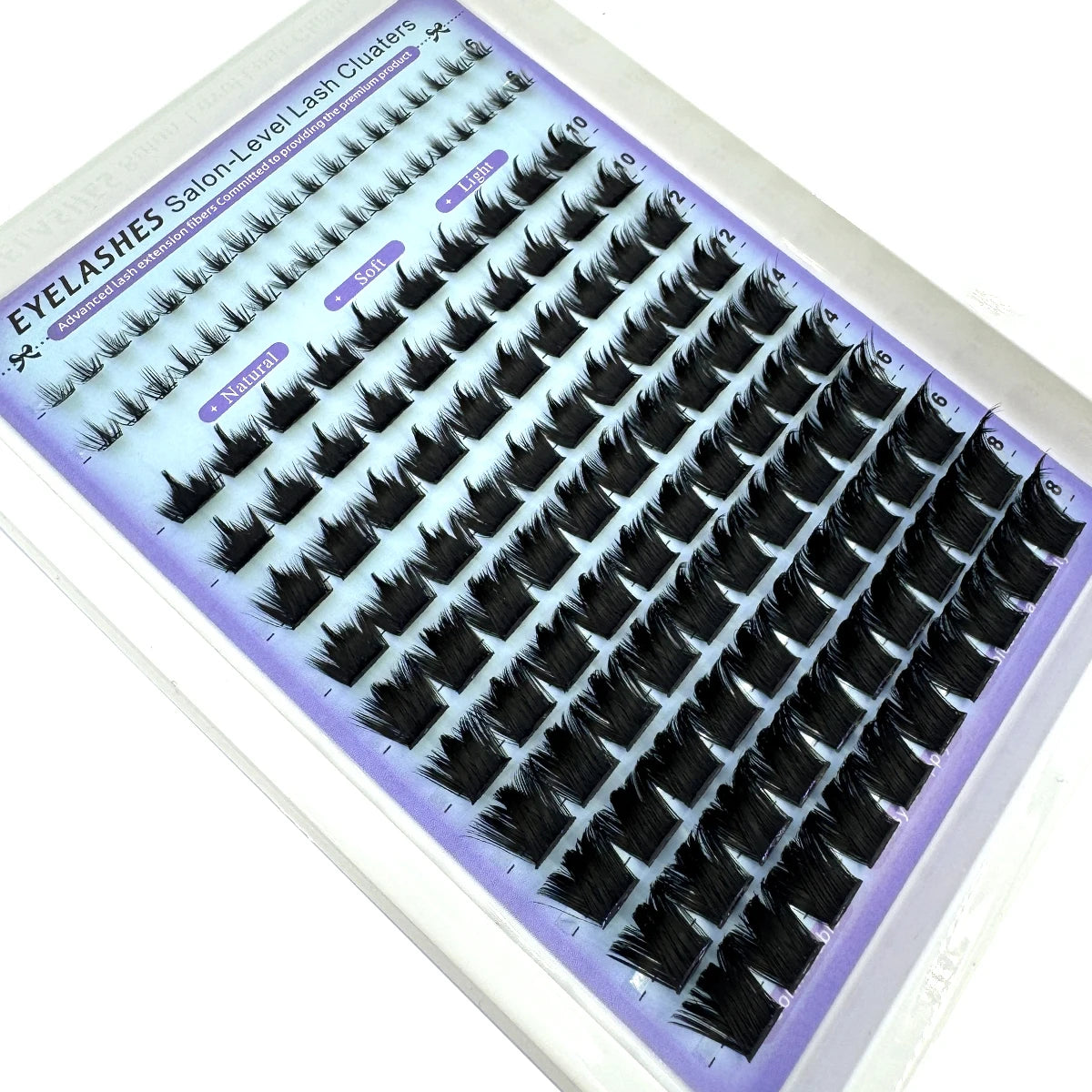 Wispy Lash Clusters with Spikes Salon-Like Eyelash Clusters DIY D Curve Cluster Eyelash Extensions Full Spiky Individual Lashes