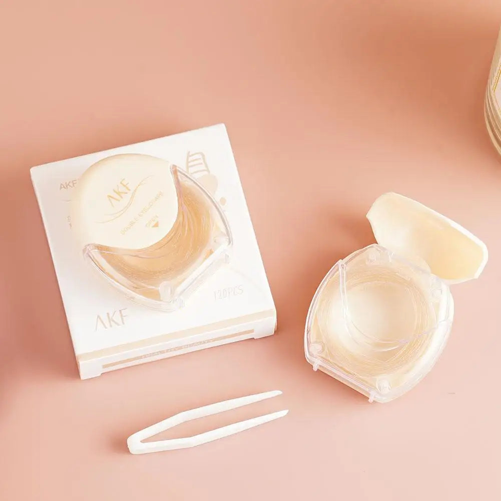 AKF Double Eyelid Patch Invisible Natural Durable Eyelid Tape Eyelid Lifter Strips Without Trace Makeup Tool