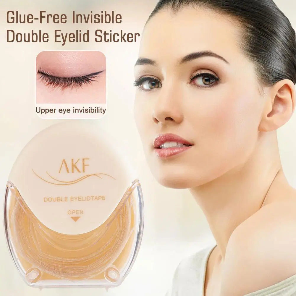AKF Double Eyelid Patch Invisible Natural Durable Eyelid Tape Eyelid Lifter Strips Without Trace Makeup Tool