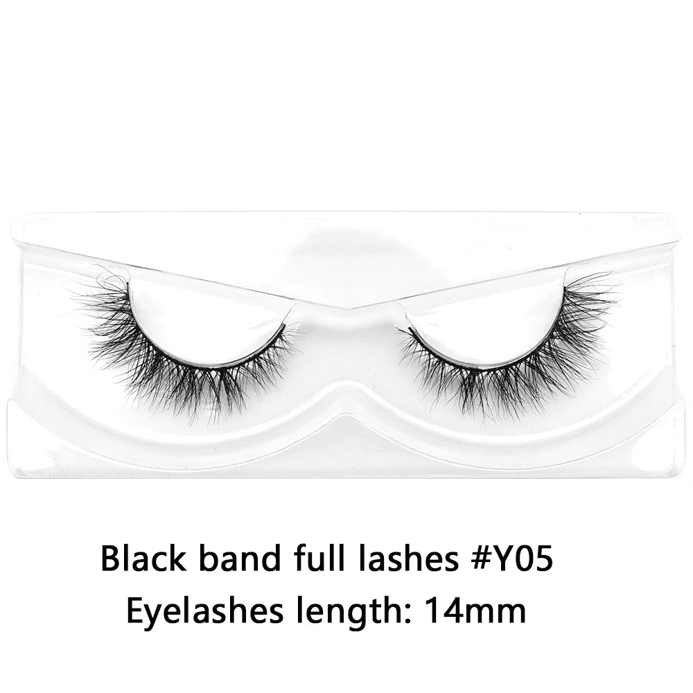 Bulk Items 10/30/60/100 Pairs Mink Half Lashes Natural Long Fluffy Wispy Half False Eyelashes Extension Lightweight Short Lashes