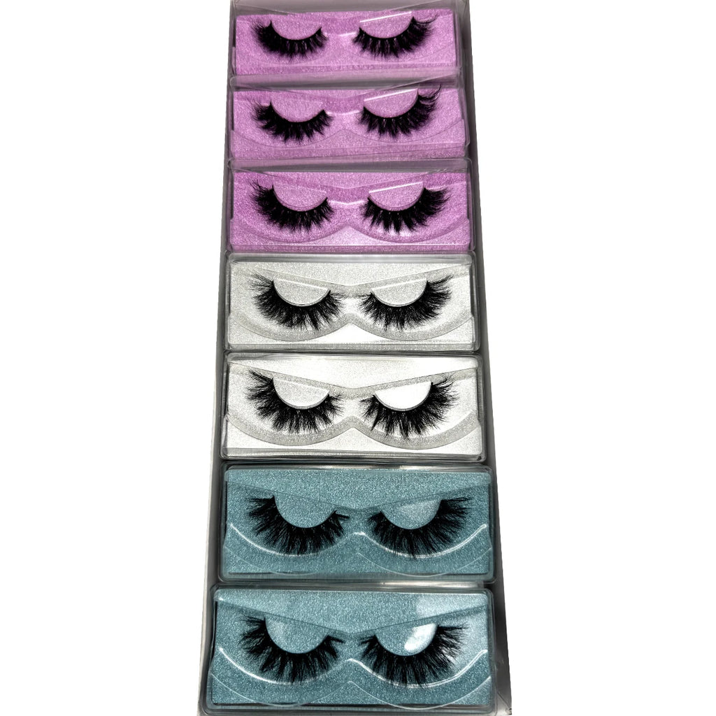 21 Pairs 3D Mink Wholesale Natural Eyelashes Lashes Handmade Fluffy Dramatic Lashes Cruelty Free False Eyelashes Makeup Lashes
