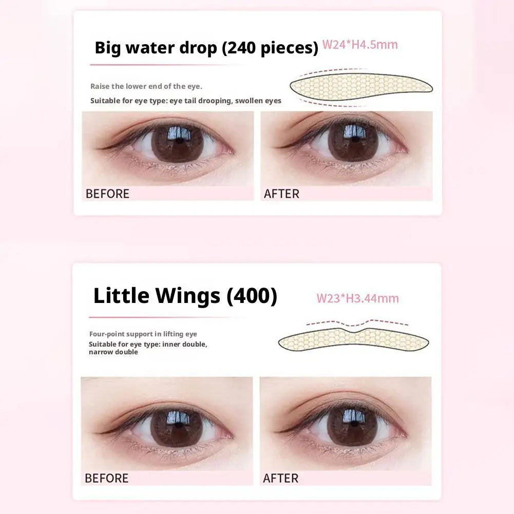 Invisible double eyelid tape Self-adhesive Natural Eyelid Tape Adhesive Stickers Long Lasting Bigger Eyes Beauty Tool