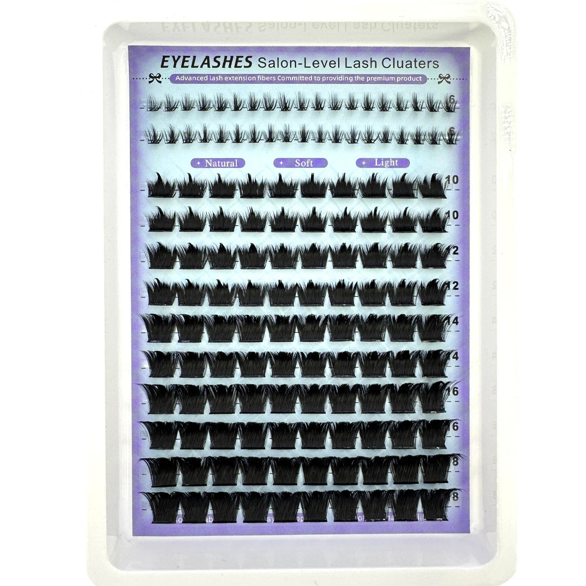 Wispy Lash Clusters with Spikes Salon-Like Eyelash Clusters DIY D Curve Cluster Eyelash Extensions Full Spiky Individual Lashes