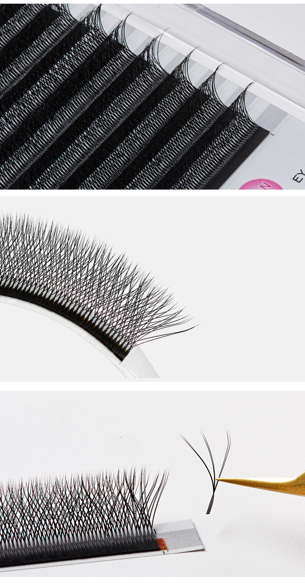Yelix Cilios 5D W Shape Eyelash Extensions 4D/6D Premade Volume Fans Natural Soft Automatic Flowering Lash Makeup Supplies
