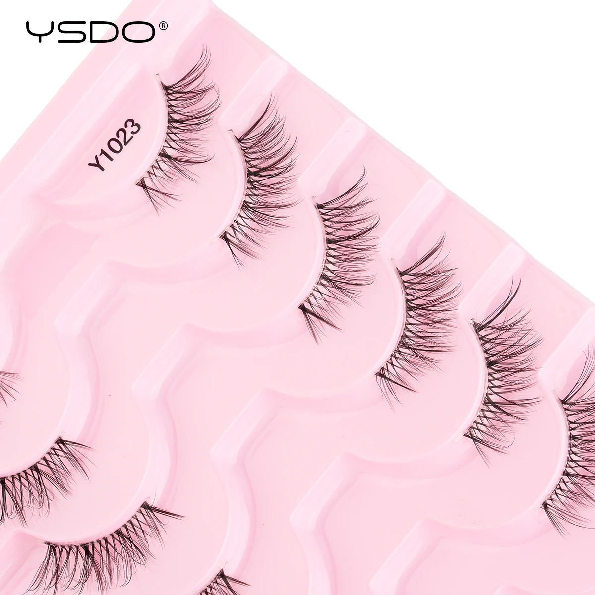 YSDO 3/10 Pairs Fox Eyelashes 3D Mink Natural Soft False Lashes Fluffy Soft eyelashes cat eye Extension Makeup Half Eyelashes