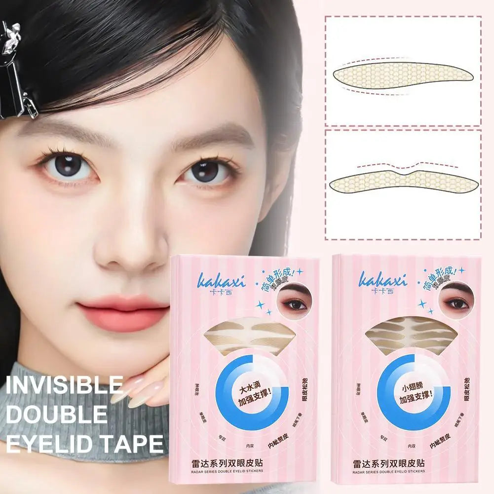 Invisible double eyelid tape Self-adhesive Natural Eyelid Tape Adhesive Stickers Long Lasting Bigger Eyes Beauty Tool