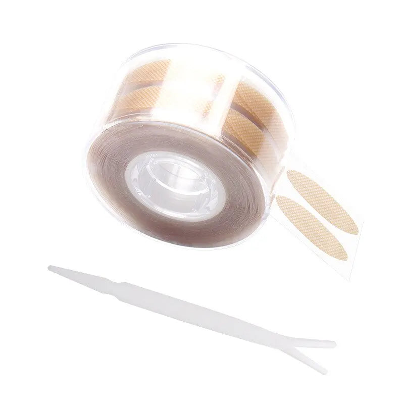 600Pcs Eyelid Tape Sticker Invisible Natural Self-adhesive Double Fold Eyelid Lace Paste Self Adhesive Clear Beige Makeup Tool