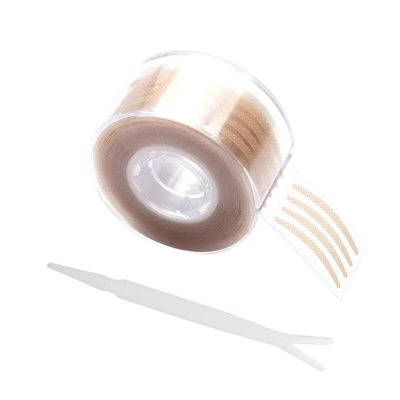 600Pcs Eyelid Tape Sticker Invisible Natural Self-adhesive Double Fold Eyelid Lace Paste Self Adhesive Clear Beige Makeup Tool