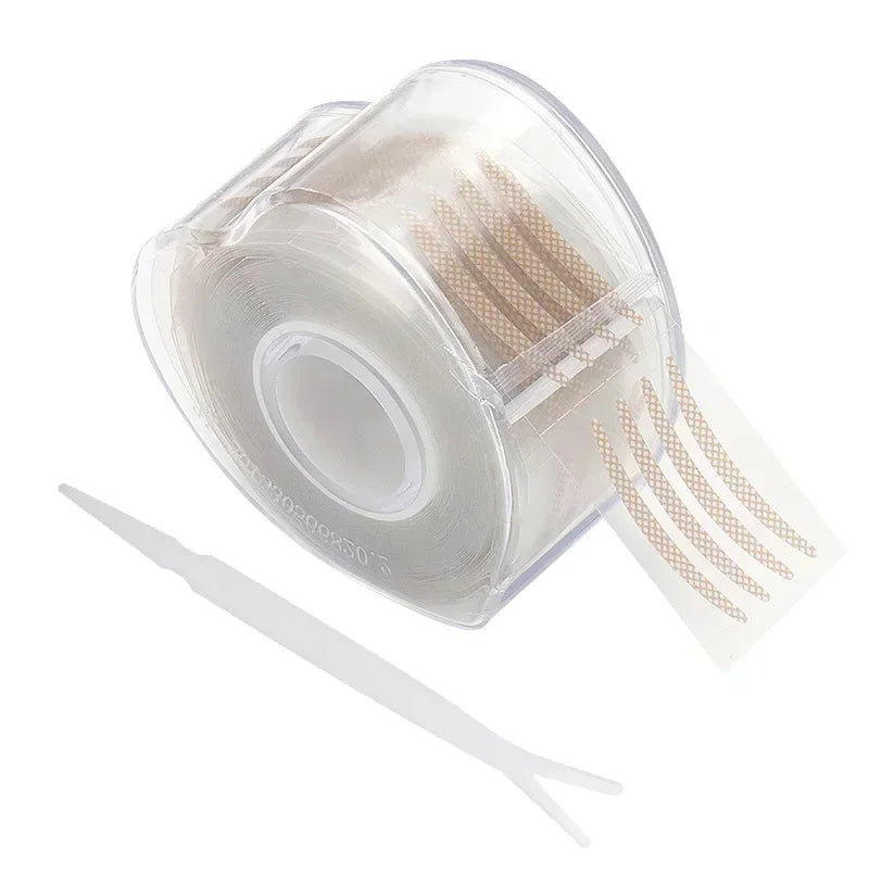 Women Natural Invisible Double Eyelid Stickers Fold Eyelid Stripes Eyelid Tapes Eye Lift Clear Beige Color Big Eyes Beauty Tools