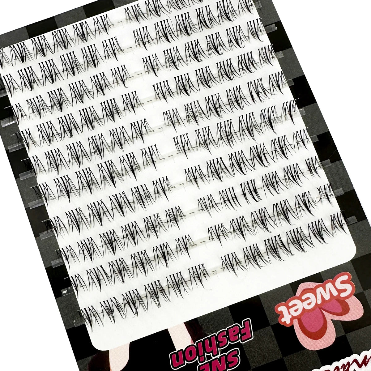10Rows Individual Eyelashes DIY Eyelash Clusters Natural Fake Eyelashes Lash Clusters Manga Lashes Newbie Daily Eyelashes Makeup