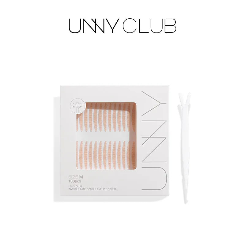 2024 U N N Y Invisible Double Eyelid Tape Sticker Long Lasting Double-Fold Self-Adhesive Paste Beauty Big Eye Tools