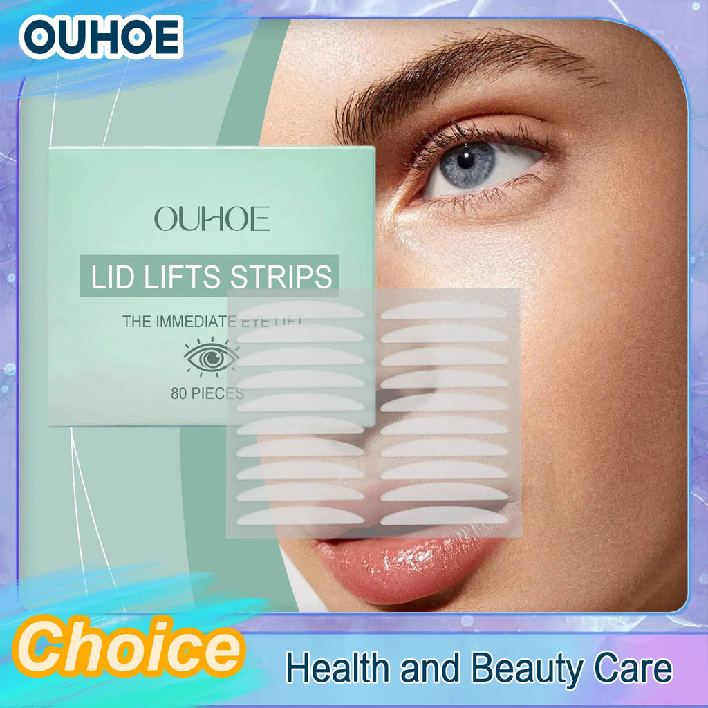 Eyelid Lift Strips Clear Shaping Big Eyes Lasting Invisible Natural Self-Adhesive Double Fold Eyelid Tape Sticker Makeup Tools