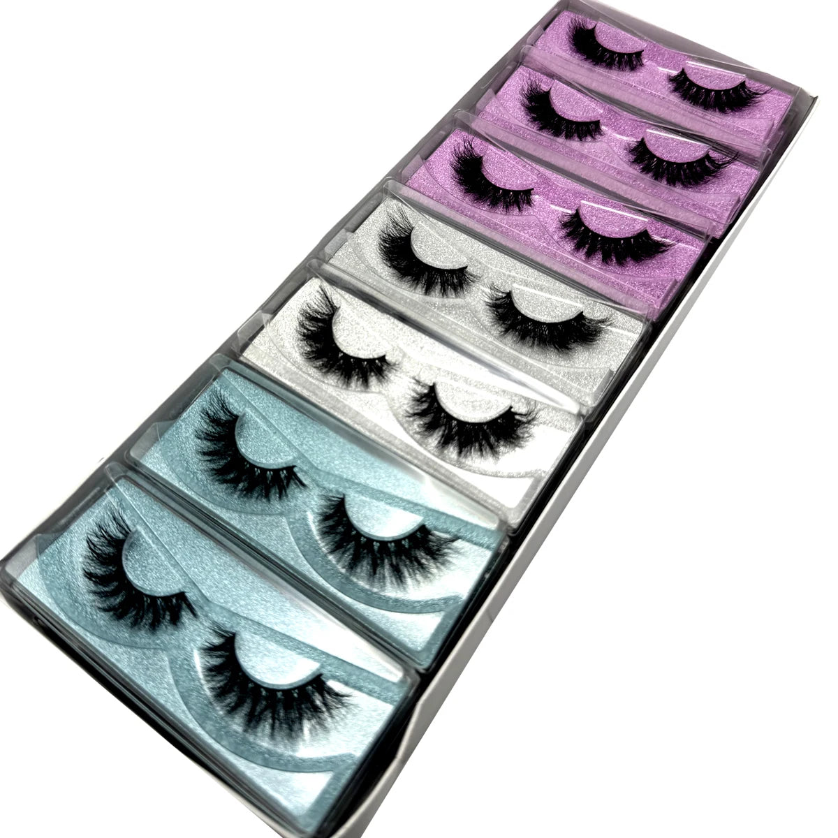 21 Pairs 3D Mink Wholesale Natural Eyelashes Lashes Handmade Fluffy Dramatic Lashes Cruelty Free False Eyelashes Makeup Lashes