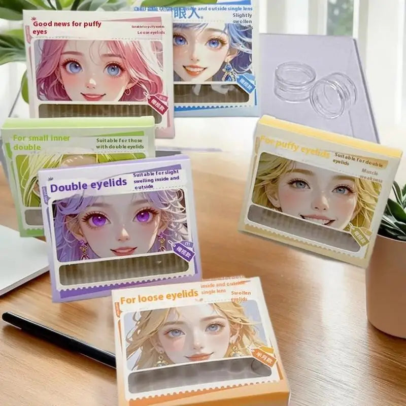 180/216/240Pcs Invisible Eyelid Stickers Lace Eye Lift Strips Double Crease Tape Adhesive Tools For Lash Enhancement Makeup Supp