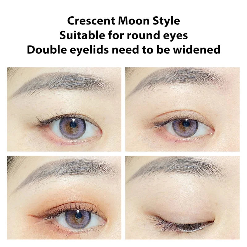 5pcs Natural Invisible Double Eyelid Stickers Self-adhesive Eyelid PasteClear Beige Stripe Fold Eye Beauty Tapes Makeup Tool