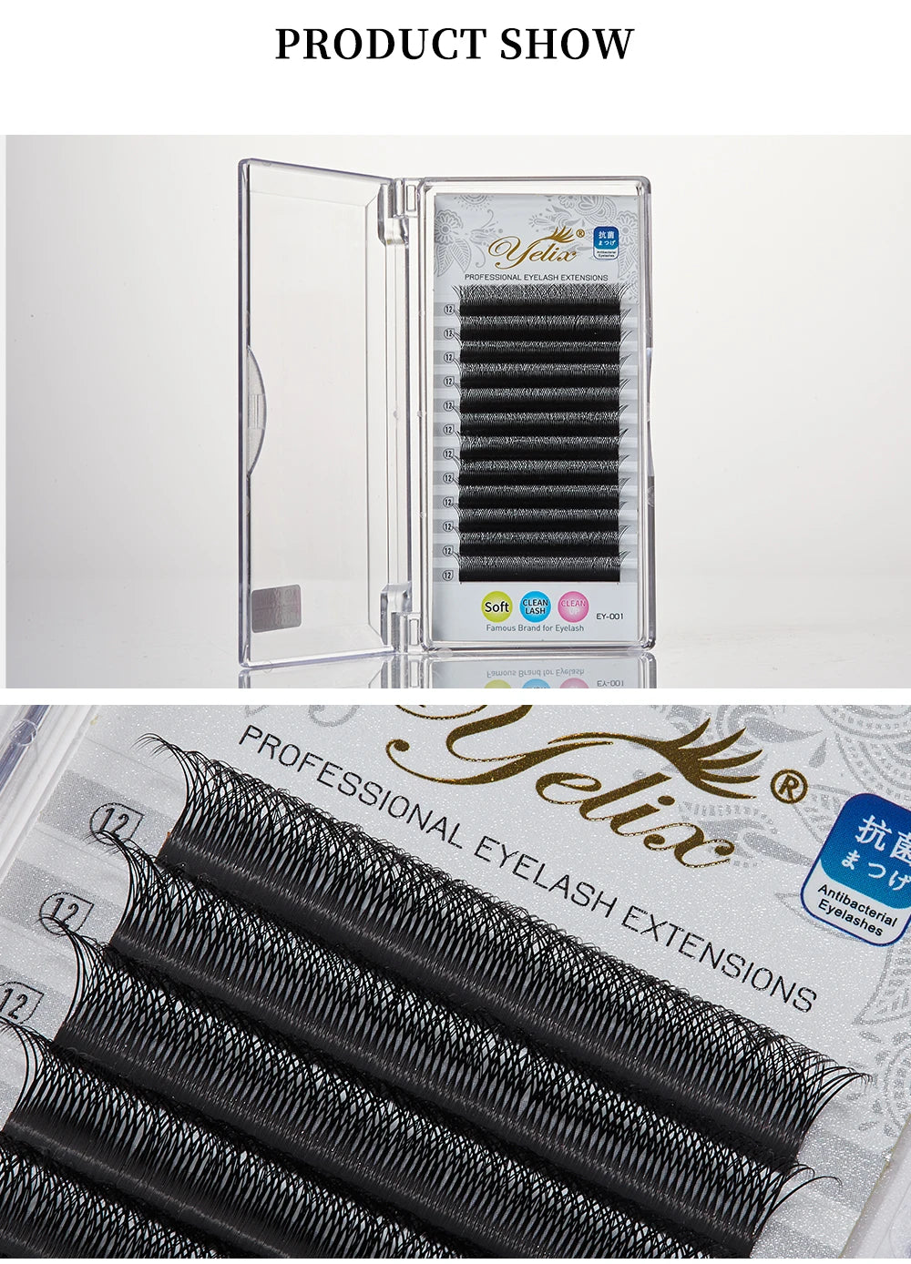 Yelix Cilios 5D W Shape Eyelash Extensions 4D/6D Premade Volume Fans Natural Soft Automatic Flowering Lash Makeup Supplies