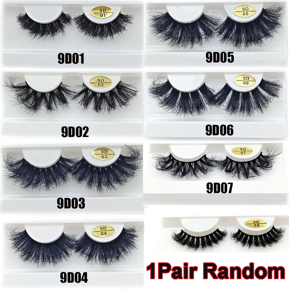 5Pairs Eyelashes Cos Dance Performance Eyelash Handmade Cross Eyelash Female Japanese Thai 3D Natural Manga Lashes Extension