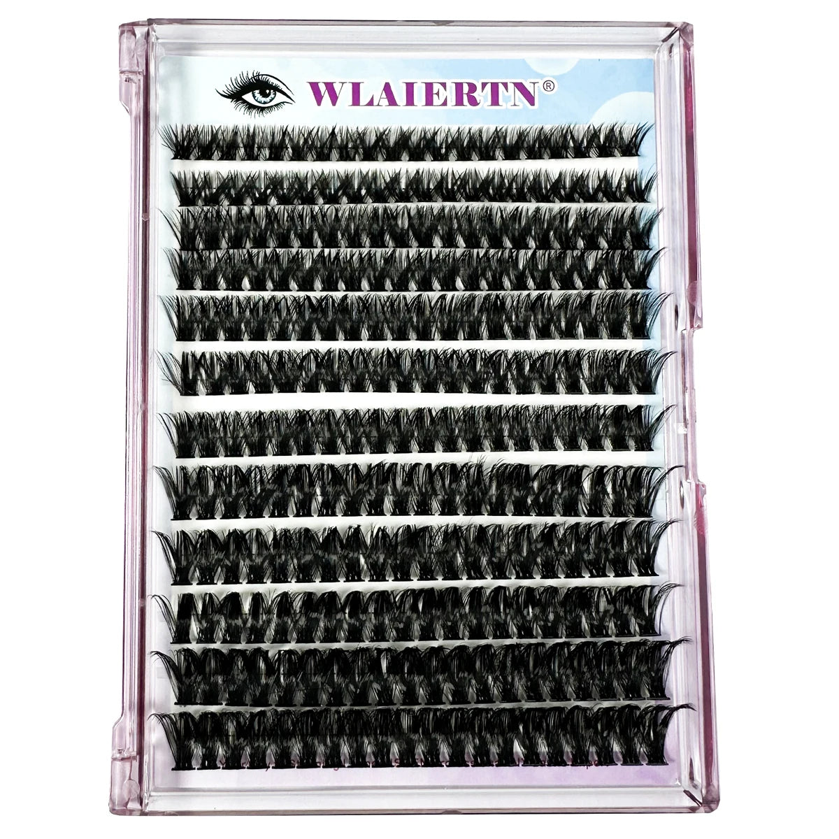 12Rows DIY 3D Fluffy Lash Clusters 160D/90D Thick Eyelash Clusters Wispy Individual Lashes 10-18mm Cluster Eyelash Extension