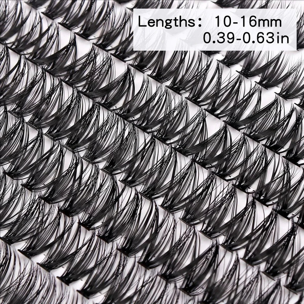 MIAOJIE 30D 40D 60D Mixed Tray Individual Lashes 3D Russia Volume Eye Lashes Soft Natural Lashes Mink Lash Cluster False Eyelash