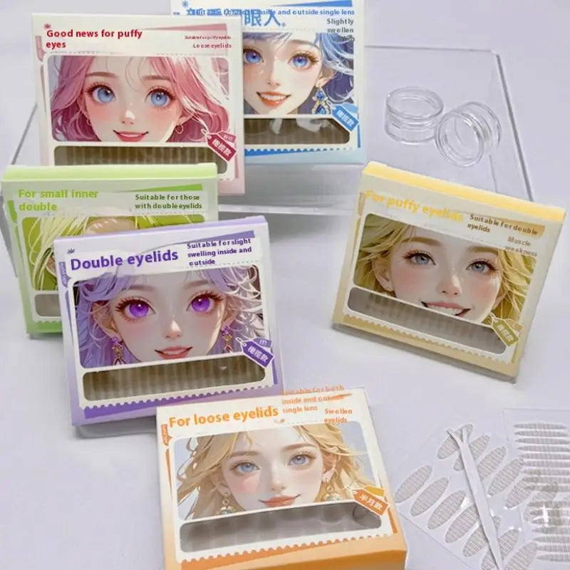 180/216/240Pcs Invisible Eyelid Stickers Lace Eye Lift Strips Double Crease Tape Adhesive Tools For Lash Enhancement Makeup Supp