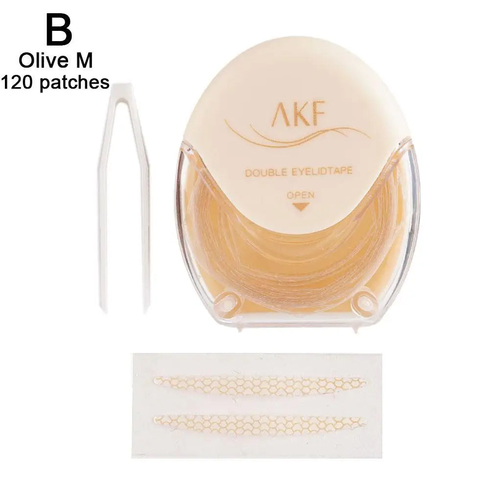 AKF Double Eyelid Patch Invisible Natural Durable Eyelid Tape Eyelid Lifter Strips Without Trace Makeup Tool