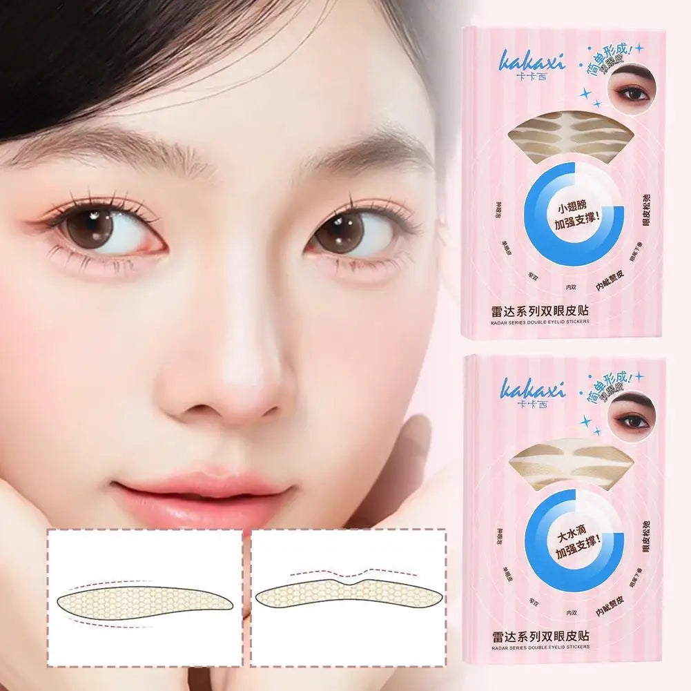Invisible double eyelid tape Self-adhesive Natural Eyelid Tape Adhesive Stickers Long Lasting Bigger Eyes Beauty Tool