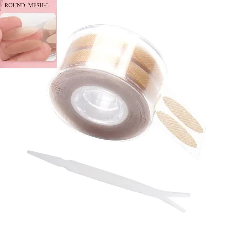 600 pcs Double Fold Shadow Patch Beauty Tool Sticker Invisible Lace Eyelash Extension Eyelid Tape Self-adhesive Under Eye Lashes