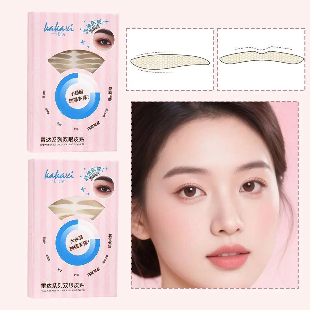 Invisible double eyelid tape Self-adhesive Natural Eyelid Tape Adhesive Stickers Long Lasting Bigger Eyes Beauty Tool