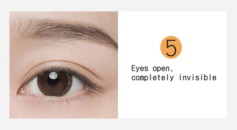 MOTONOZEN Double Eyelid Tape Sticker Invisible Fold Eyelid Paste Clear Beige Stripe Self-adhesive Natural Eye Makeup Tool