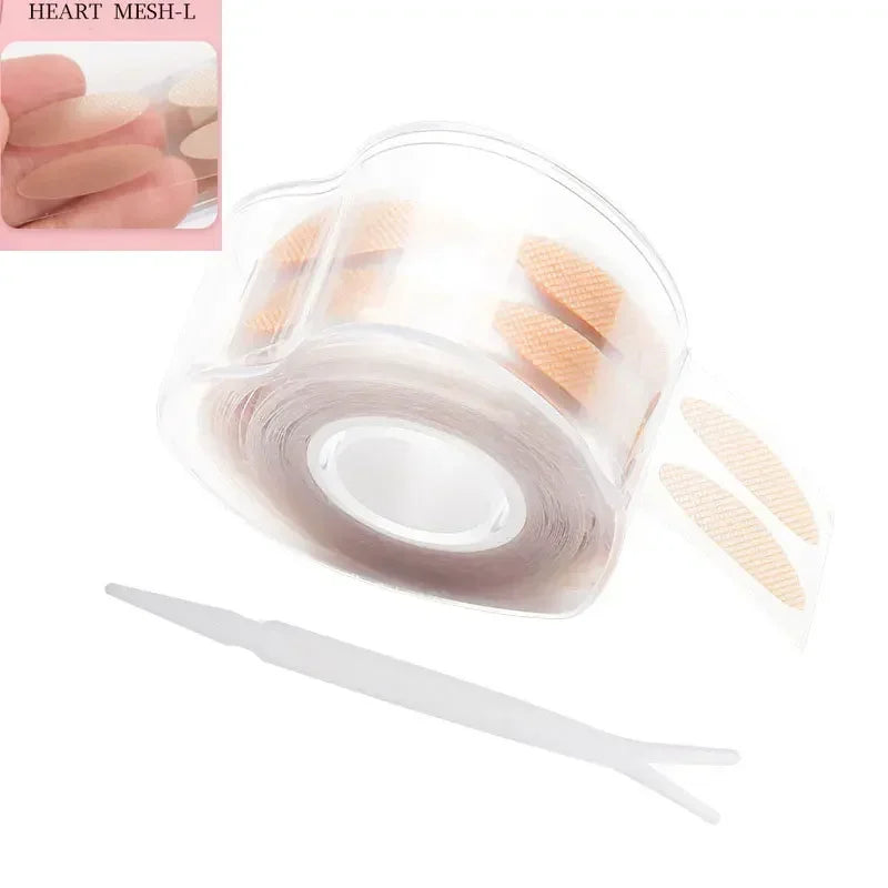 600 pcs Double Fold Shadow Patch Beauty Tool Sticker Invisible Lace Eyelash Extension Eyelid Tape Self-adhesive Under Eye Lashes