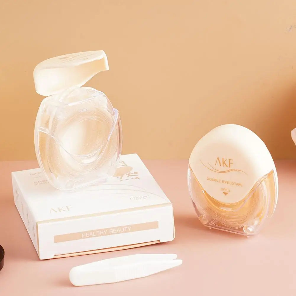 AKF Double Eyelid Patch Invisible Natural Durable Eyelid Tape Eyelid Lifter Strips Without Trace Makeup Tool