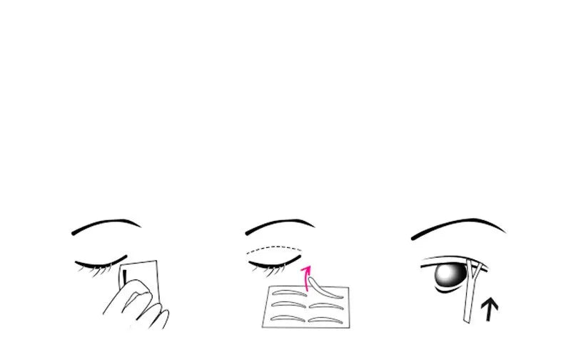 600Pcs Eyelid Tape Sticker Invisible Natural Self-adhesive Double Fold Eyelid Lace Paste Self Adhesive Clear Beige Makeup Tool