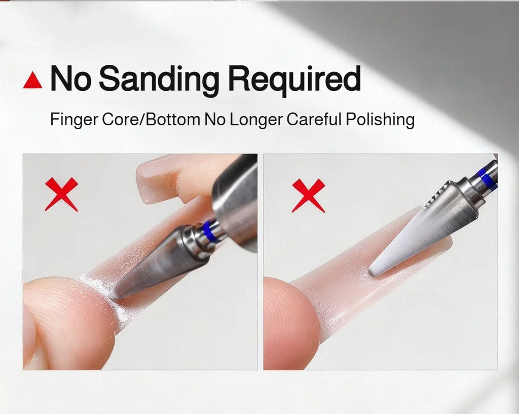 240pcs Nail Art Seamless Fine Dog Extension Free of Grinding Ultra-thin Frosted Nail Full Patch Sandwich Dual False Nail Tips