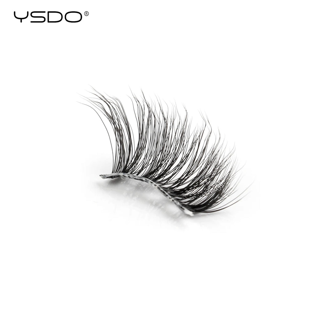 YSDO 3/10 Pairs Fox Eyelashes 3D Mink Natural Soft False Lashes Fluffy Soft eyelashes cat eye Extension Makeup Half Eyelashes